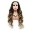 Body Wave Hair Ombre Wigs Brown Mixed Highlight Blonde Wig