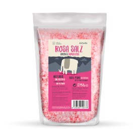 Himalaya-Salz, Grob Rosa, 100% Natürlich, Ohne Zusatzstoffe, Unraffiniert, Mit Höherem Gehalt An Spurenelementen, Zum Würzen. Himalaya, Herkunft: Pakistan - 950Gr