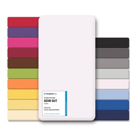 CelinaTex Lucina Fitted Sheet Cotton 200x200-200x220 cm snow white