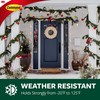 Command Outdoor Large Bronze Metal Hook, 1-Hook, 2-Strips, Decorate Damage-Free