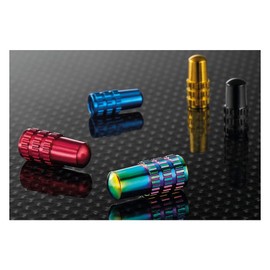 Token Products Presta French Valve Caps, Red