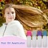 ELANE 4PCS Hair Oiler Comb Bottle,Root Comb Applicator Bottle for