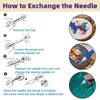 Punch Needle Embroidery Set Embroidery Needle Punch with 3 Sizes