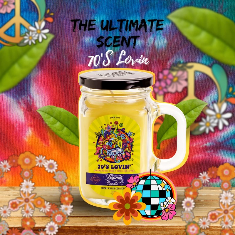 Beamer Candle Co. - 70’s Lovin - Blood Orange Scent