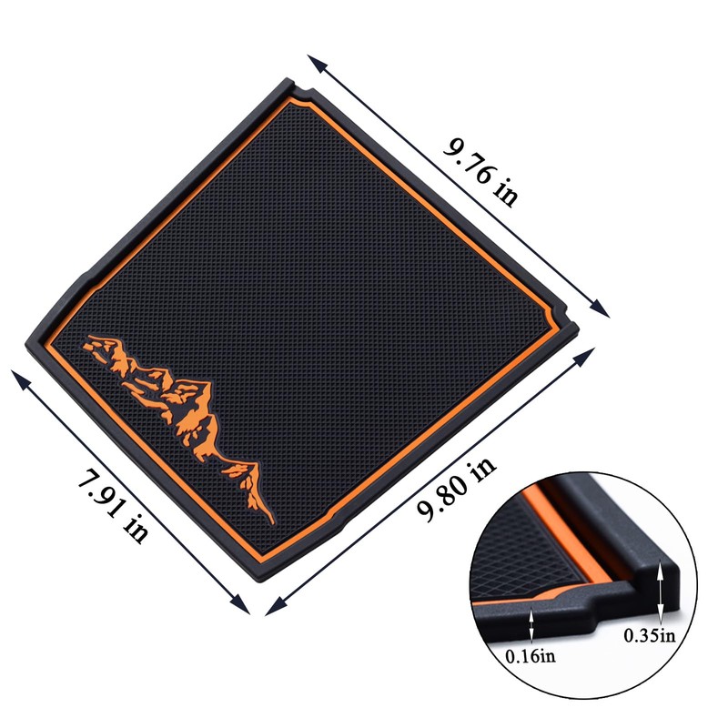 JKCOVER Dashboard Mats Compatible with Subaru Crosstrek/Impreza 2018-2022 2023 and