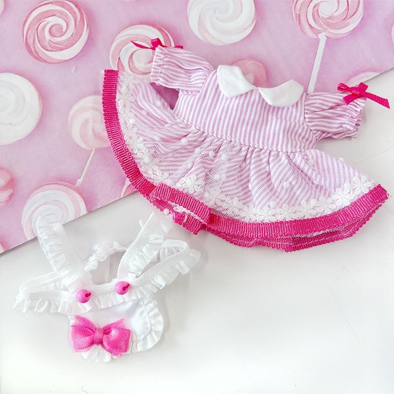 American Diner-Style Apron Dress, For 4.9 - 5.9 inches (10