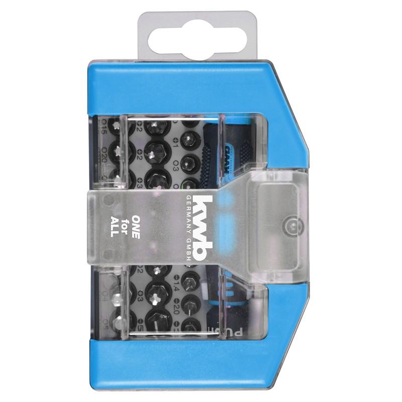 KWB Set of 35 Screwdriver Bits with KWB Belt Clip