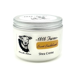 1818 Farms Shea Creme, 8 Fluid Ounces (Sweet Sandalwood)