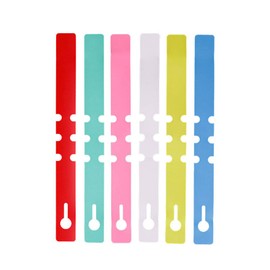 120 Pieces Plant Tree Tags Plastic Wrap Around Hanging Nursery Garden Labels Adjustable Nursery Garden Labels Plant Tags Stakes Markers Plant Tags Plant Labels Wrap Around Tree Tags, Multicolor