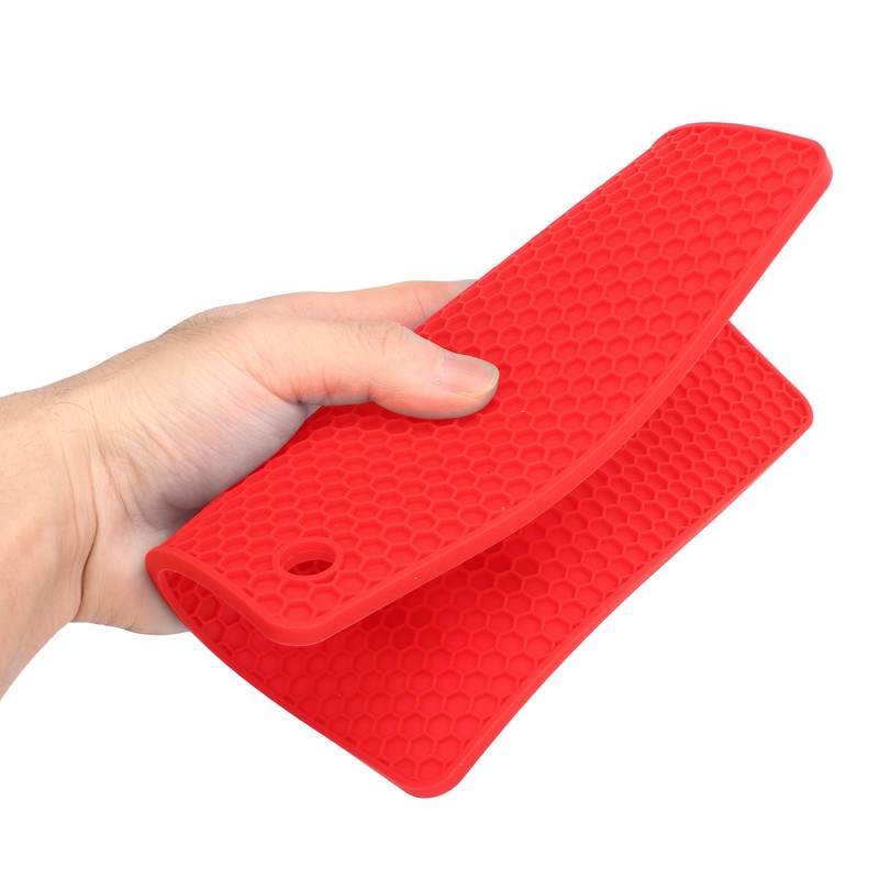 5Pcs Silicone Trivet Mat Square Round Honeycomb Hot Pad Non