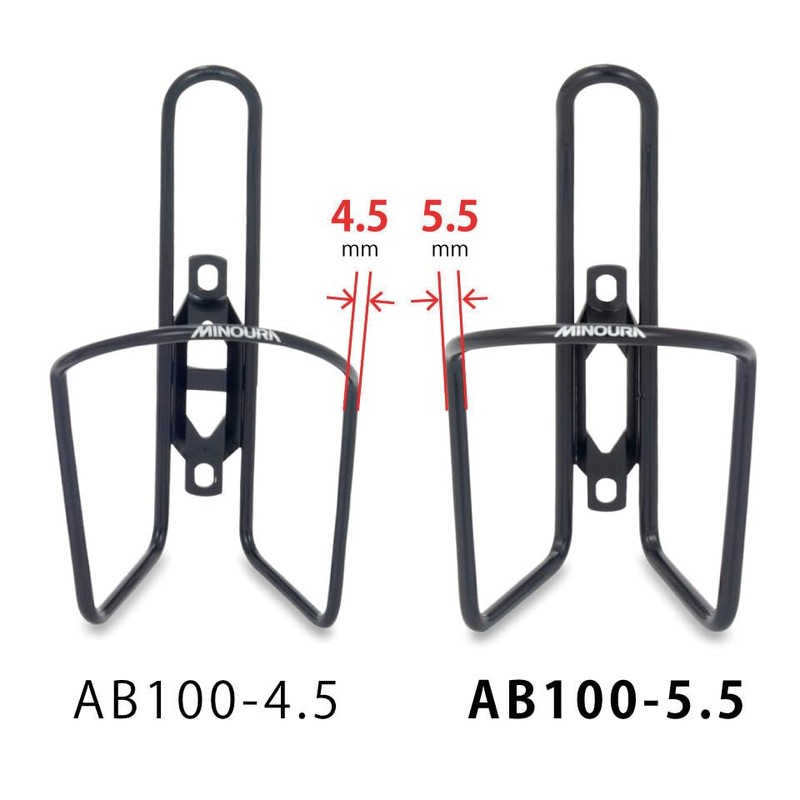 MINOURA AB100-5.5 Silver, Bolt-less