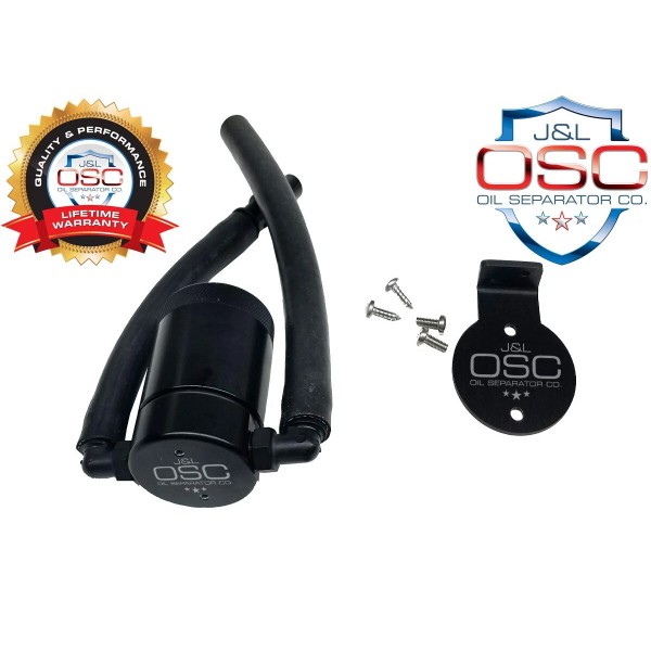 J&L OSC Oil Separator Fits 2002-2003 F150 Harley Davidson