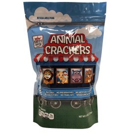 Happy Snacks Animal Crackers - Plant Based Ingredients, Animal Crackers Snack Packs, Nut & Peanut Free, Fortified with Essential Vitamins & Minerals, No Artificial Ingredients - Variety Pack, 8 Oz Bag (Pack of 6)