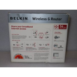 Belkin Brand New In Box Belkin Wireless G Router F5D7230-4 400FT Range Home & Office