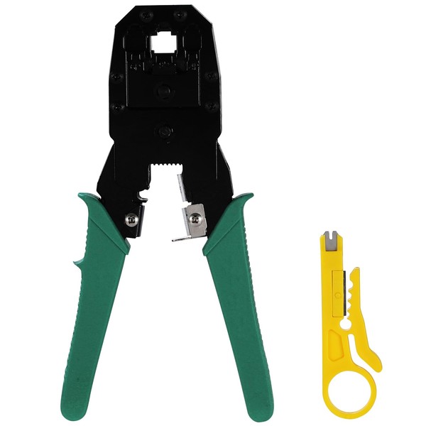 Greluma Cat5e Cat6 Cat6e RJ11 Crimpzange Abisolierzange Schneider, All in