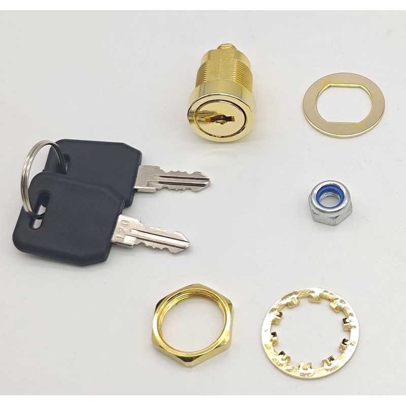 Armstrong Replacement Lock for Stack-On Safes, Brass Finish, Direct Replacement