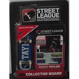 Street League Skateboarding Pro Series 1 Blue Skateboard & Mikey Taylor Collector Card Target Exclusive