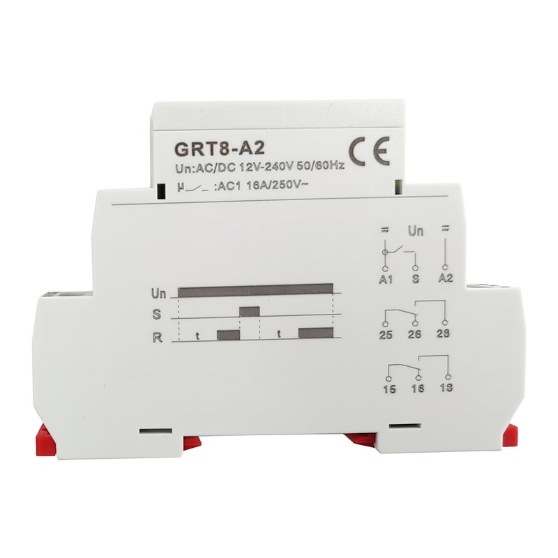 GRT8-A2 Multi-Function Auto Single Function Timer Delay Relay Control Switch