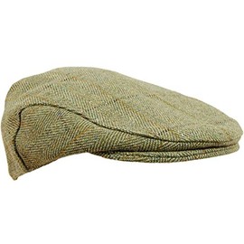 G5 APPAREL B25 Derby Tweed Flat Cap Teflon Coated - L - 59cm, Light Derby Tweed