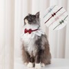 Cute Bowtie Cat Dog Collar, Soft Adjustable Bandana for Small