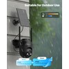 Security Cameras Wireless Outdoor Solar: 2K WiFi Camera for Home