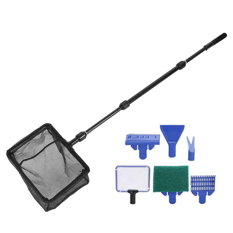 6 in 1 Aquarium Fish Tank Cleaning Tool Kit Net