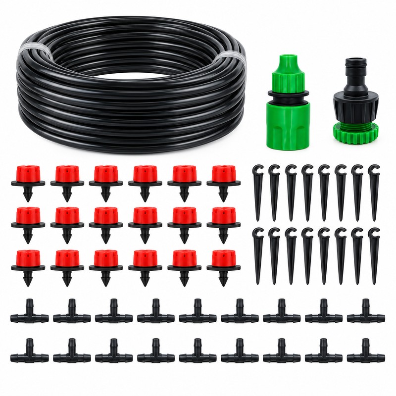 Drip Irrigation Kit for Garden & Greenhouse – 10M–30M Micro