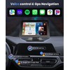 podofo Podofo Portable Car Stereo Wireless Carplay Android Auto,7 Inch