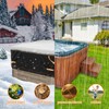 VniYors Hot Tub Cover - 600D Heavy Duty Oxford Hot