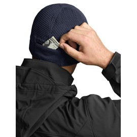 CQR Men's Thermal Cap, Beanie, Stretchable, Heat Retention, Breathable, Skull Cap, Helmet, Innerwear, Outdoor Activities, Biking, Running, Sports, Skiing, Snowboarding, Cycling, Climbing, Everyday