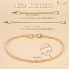 JASGOOD Women's Thin Dress Belt Sash Belt Elastic Wedding Belt