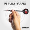 WINMAU Advance 500 Series Red 22g Darts with Dart Flights