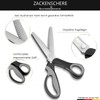 Schwertkrone Pinking Shears Premium Zig Zag Scissors 23 cm Stainless