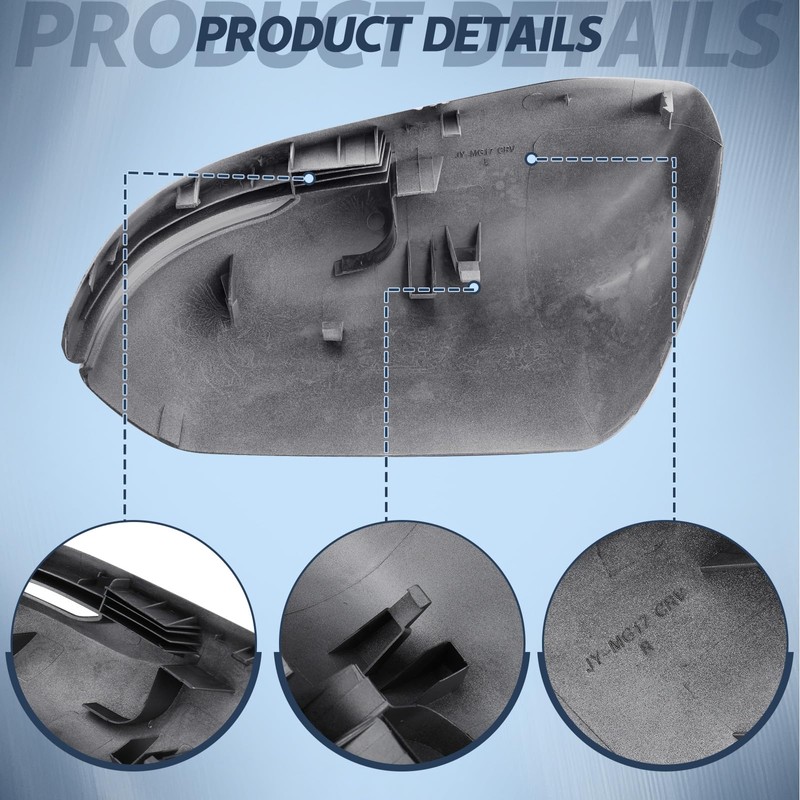 Right Passenger Side Mirror Cap Cover Compatible with Honda CRV