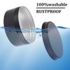 BENECREAT 10 Pcs 150ml Aluminum Tin Jars, Round Aluminum Tin