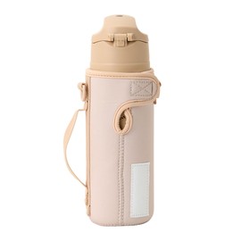 Sanrio (SANRIO) Pochacco Stainless Steel Bottle with Cover for Children, Insulated, 470mL Capacity, Name Space Included, One-Touch Open, Direct Drink, 095672