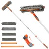 Eazer 2-in-1 Window Cleaner Tool, 64'' Window Squeegee for Home,
