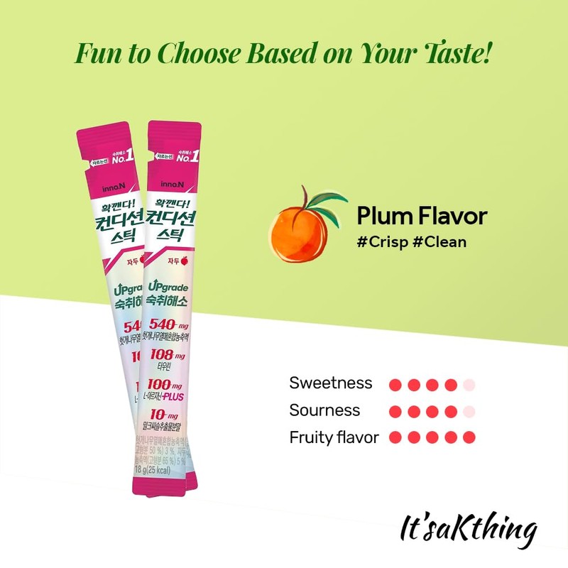 It'saKthing Tomorrow Jelly Stick Plum Flavor 18g*10 Sticks