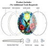 Acrylic Jigsaw Puzzle Suncatcher - Hummingbird Garden Decor 8.9inch