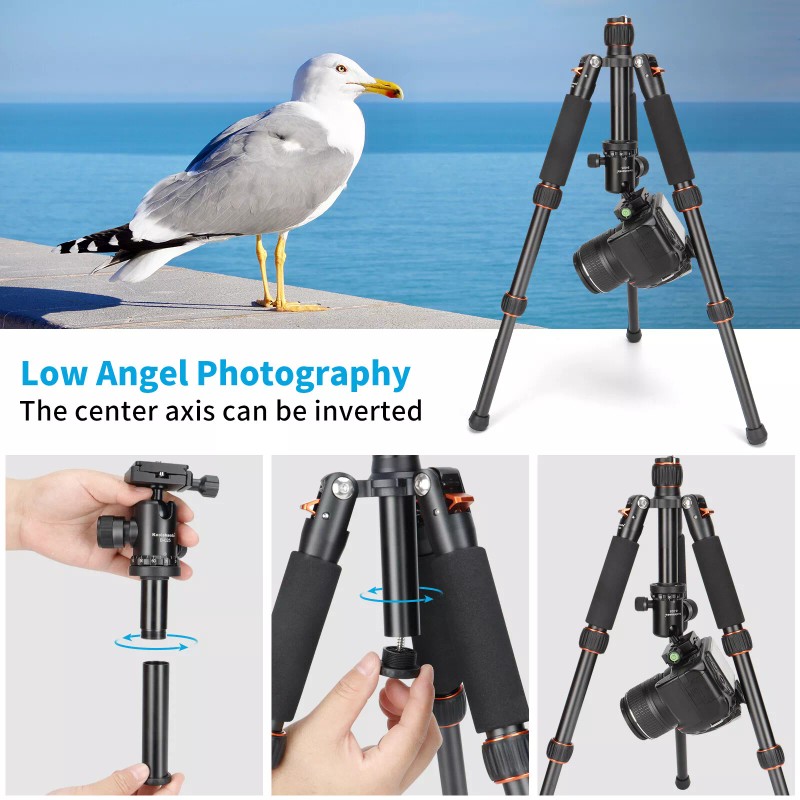 Koolehaoda Portable Camera Tripod Travel Mini Tripod Tabletop Tripod for