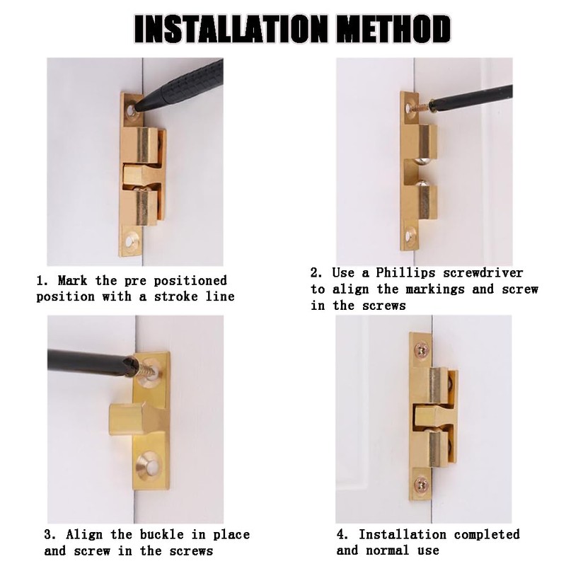 Latch Double Ball Tension Roller Catch Latch, Roller Catch Latch