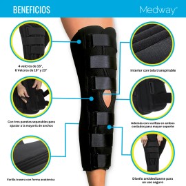 Medway  Rodillera Inmovilizadora Tri-panel                                                                                                            