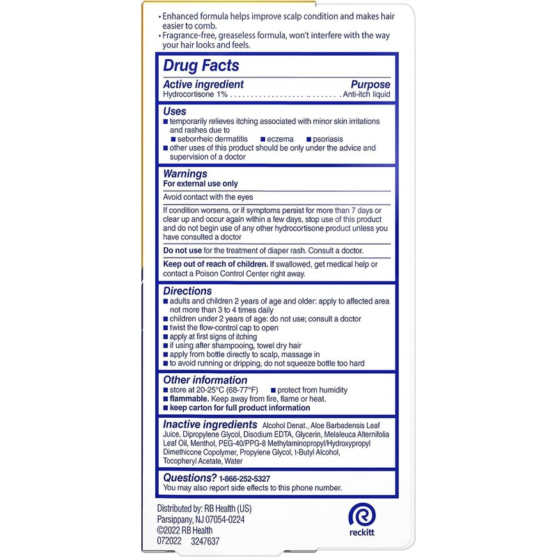 Scalpicin Scalp Itch Max Strength Liquid 1.5 oz. per Bottle