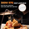 Generic 4 Pack 300W Warm White 2400K R7S Heat Lamp