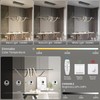 INAOSN Modern LED Island Lights, 3300k-6500K Dimmable Pool Table Light