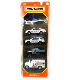 Matchbox MBX Rescue III 5pack
