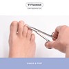 TITANIA Toenail Scissors (11 cm) • Extra Sharp Nail Scissors