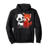 Chibi Panda Bear Hugs Red Panda - Cute Kids Pullover