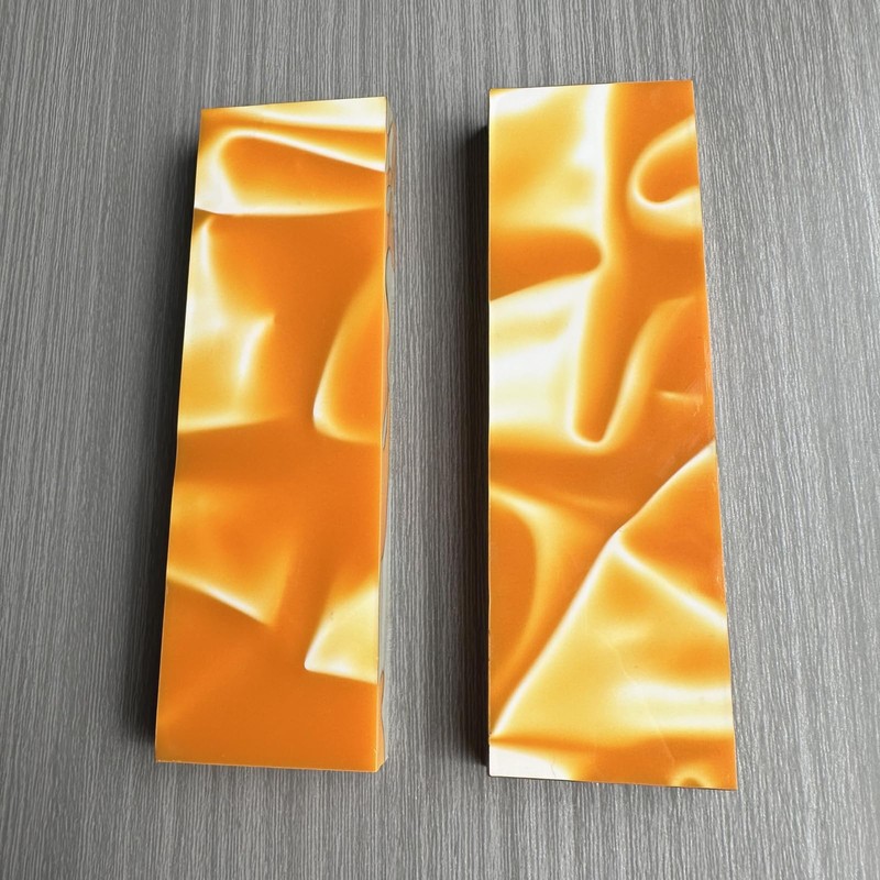Uotowell Pre-Cut Acrylic Resin Sheets for Engraved Decorative Guitar Bodies,