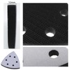 4PCS Soft Interface Pad Triangle Sanding Pad 3.67Inch, 6 Holes